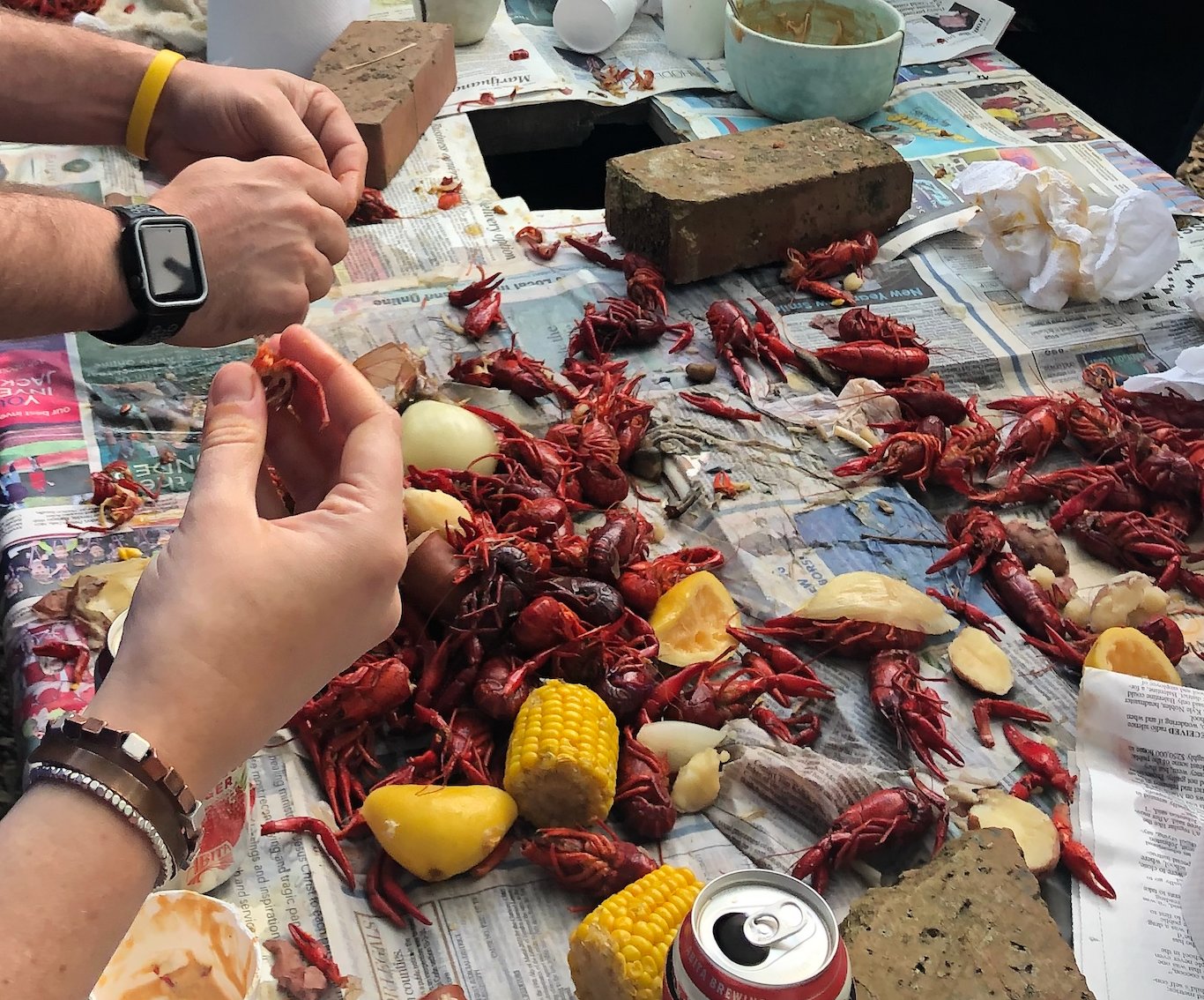 Crawfish boils are a Southern staple and are a great way to enjoy food and fellowship.
